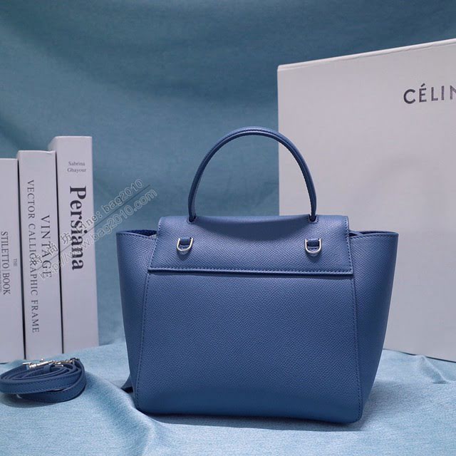 Celine女包 賽琳掌紋牛皮小號手提包 Celine belt bag鯰魚包 189003  slyd2030